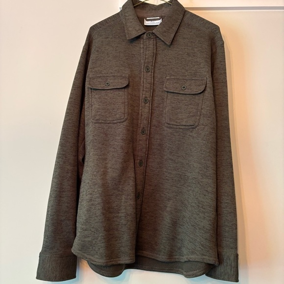 Southern Tide Other - Southern Tide Benjies Shacket Fleece Lined Green Men’s L Pullover Shirt Jacket